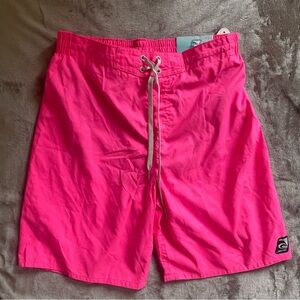 Laguna Mens Board Shorts Size M Pink Swim Trunks NWT Quick Dry UV Protectio